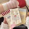Cute Puppy-style Children's Summer Lightweight Cotton Socks, Mid-length Stockings, Cartoon-style Stockings, Boneless Pile-up Stockings