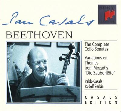 CD RUDOLF CASALS; SERKIN - Beethoven;the Cello Sons  SM2K58985 Sony Classical 1993 Europe Classical Used