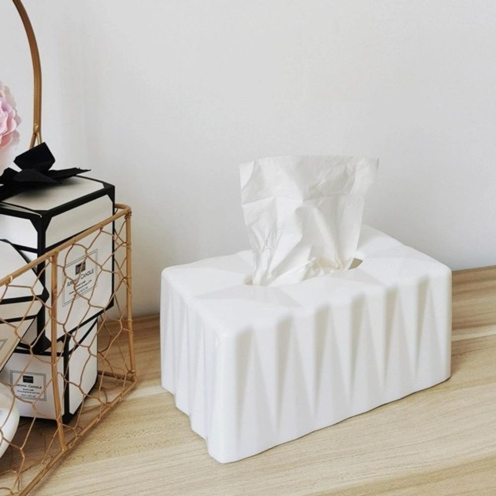 Waterproof Draw Tissue Box Minimalist Tissue Container Modern Tissue Case Home Decoration