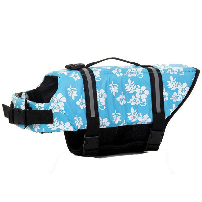 Safe And Stylish Pet Vest Dog Life Jacket With Reflective Stripes For Enhanced Visibility