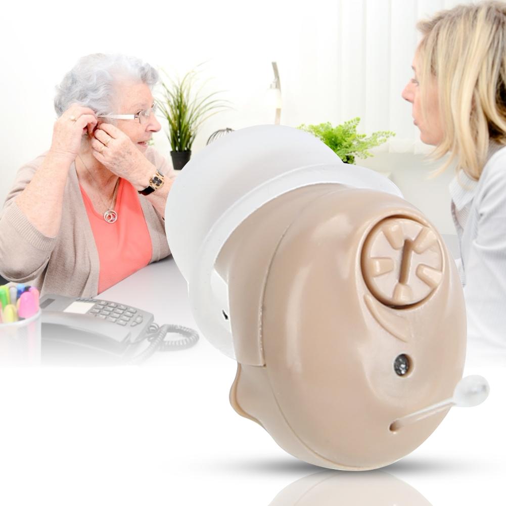 In Ear Type Hearing Aid Portable Concealed Mini Ear Amplifier Hearing Accessories Tool