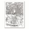 Poster con Parole Nero Bianco Mappa Città Parigi Londra New York Stampa Nordica Pittura su Tela Quadro da Parete per Soggiorno Decorazioni per la Casa