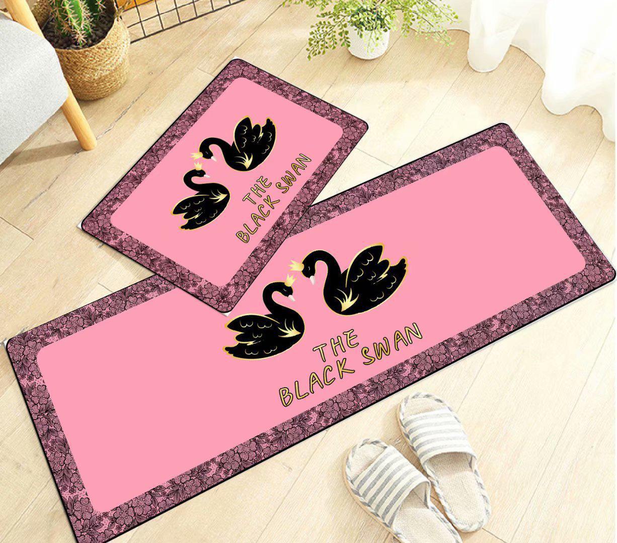 

Современные прямоугольные коврики для кухни и ванной комнаты - нескользящие, моющиеся, впитывающие коврики 50x80+50x120cm