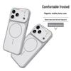 Mattierte magnetische dünne Ringhülle für iPhone 17 Pro Max - Hautähnlicher Vollschutz vor Stürzen für Apple 16/15.