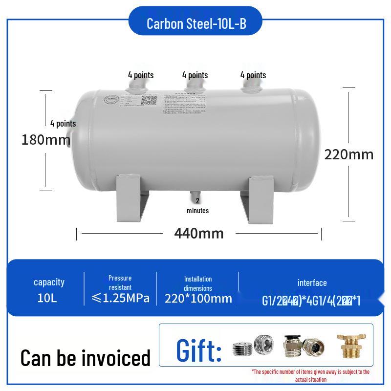 Compact Air Tanks 2L-60L - Ideal for Compressors and Vacuum Systems