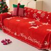 Christmas Chenille Sofa Covers Festival Decoration,All Seasons Blanket Sofa Towel,Living Room Sofa Cover,Anti-cat Scratch Cover