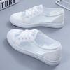 Fashion 2025 Summer New Mesh Breathable Casual Shoes Soft Sole Hollow Breathable Womens Sandals Fashion Versatile Casual Board Shoes
