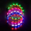 Collari per cani notturni lampeggianti ricaricabili tramite USB Collare per animali domestici luminoso Collare per cani USB con luce LED Glowing Teddy Flash Collare per animali domestici