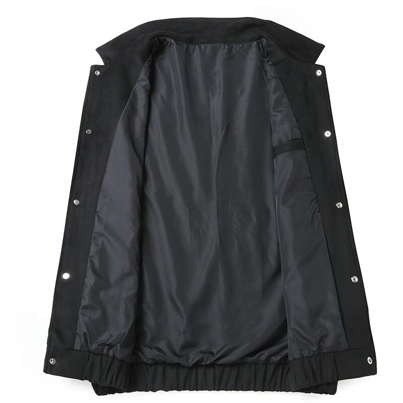 Dibinze Men's Plus Size Casual Lapel Jacket
