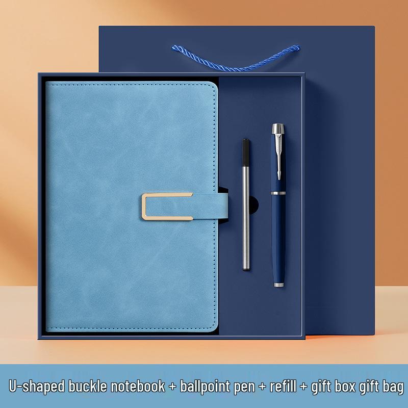 Customized Business Notebook Gift Set with Logo - Premium Cross Diary for Enterprise Office