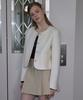 Rosefrantz Tweed Wool Jacket [Ivory]