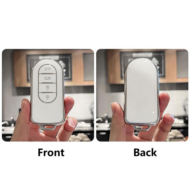 Tpu Key Case For Smart #5 Elf 5 Brabus Pro Premium   Remote Keychain Cover Shell Housing Holder Fob Bag Car Accessories