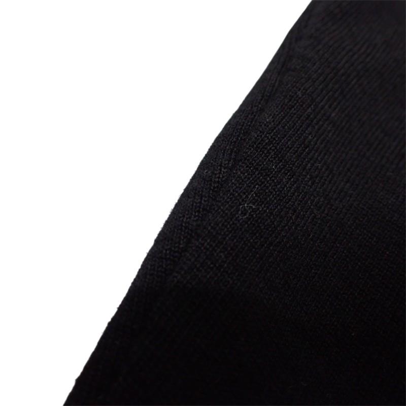 LOUIS VUITTON  1AGKMK L knit black cotton mens