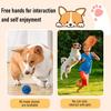 Interactive Dog Ball Toy Electric Vibrating Dog Ball Three Play Modes Textured Smart Bouncing Ball for Medium to Large Dogs Chasing Chewing