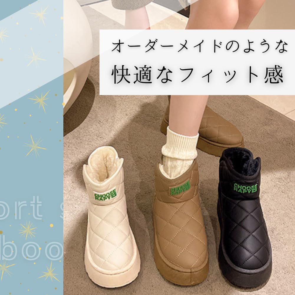 ALVEIN Snow Outdoor Cold Solid Japanese Shoe Women's Boots, Shoes, Fleece-Lined, Trekking, High-Top, Waterproof, Weather, Color, Abrasion-Resistant,