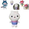 Adorable Gabby Dollhouse Plush Toy Mercat Cartoon Stuffed Animal Mermaid Cat Plushie Doll