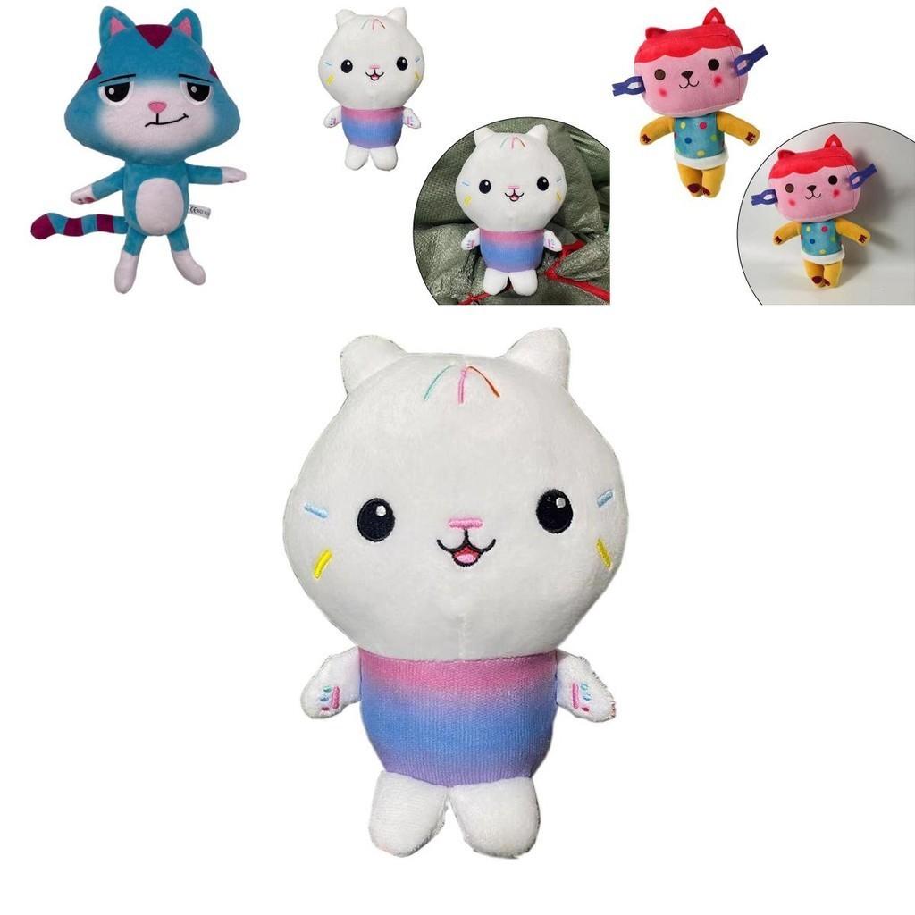 Adorable Gabby Dollhouse Plush Toy Mercat Cartoon Stuffed Animal Mermaid Cat Plushie Doll