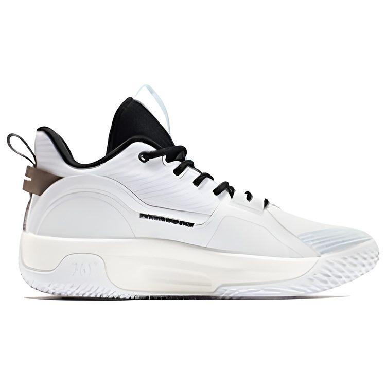 361 AG Pull Up 1.5 Mid Top Basketball Shoes Men's White Black 672231103