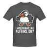 Piece Iceland Bird Novelty  Cotton TShirt I Just Really Like Puffins Tops Tees For Unisex