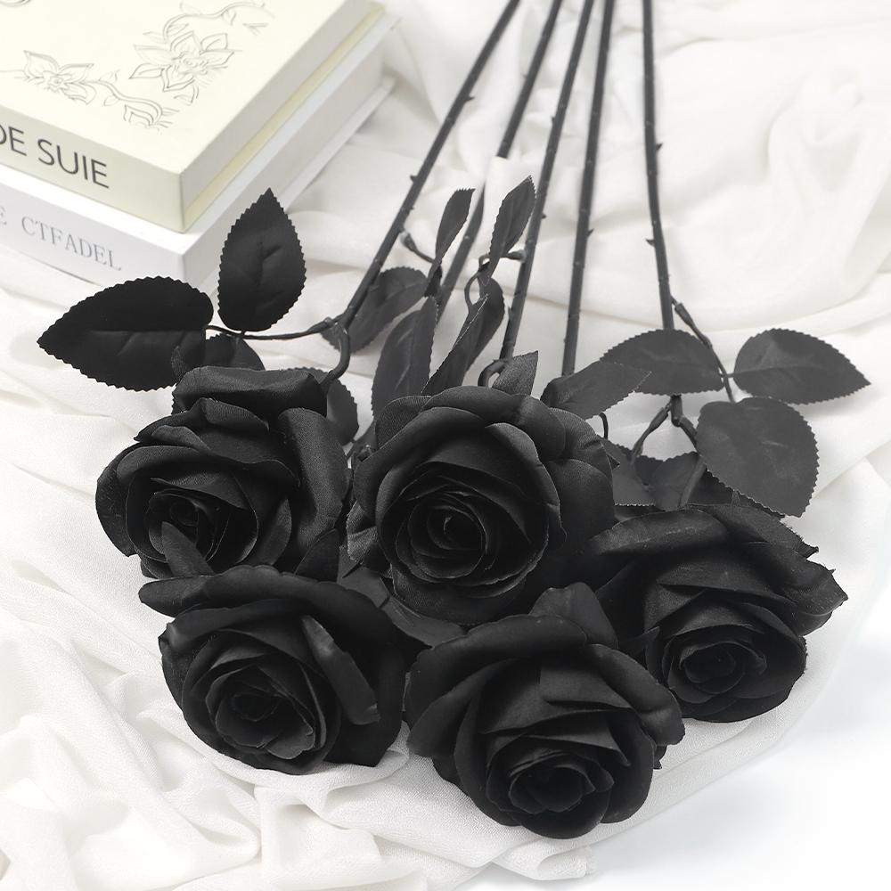 1/5/10Pcs Rose Artificial Flowers Bouquet 48cm Fake Flowers for Home Decor Garden Wedding Decoration DIY Vase Flower Arrangement