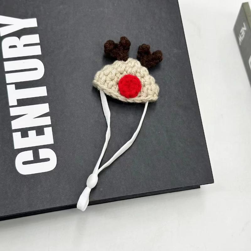 Cute Handmade Knitted Hat Hamster Decoration Chipmunk Guinea Pig Hamster Accessories Hamster Toy Halloween Christmas Pet Decor