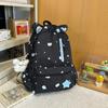 Schoolbag Fashion Junior High School Bag Korean Version Versatile Casual Bag Cat Ear New Ins1011 Cute Class Schoolbag Large Capacity