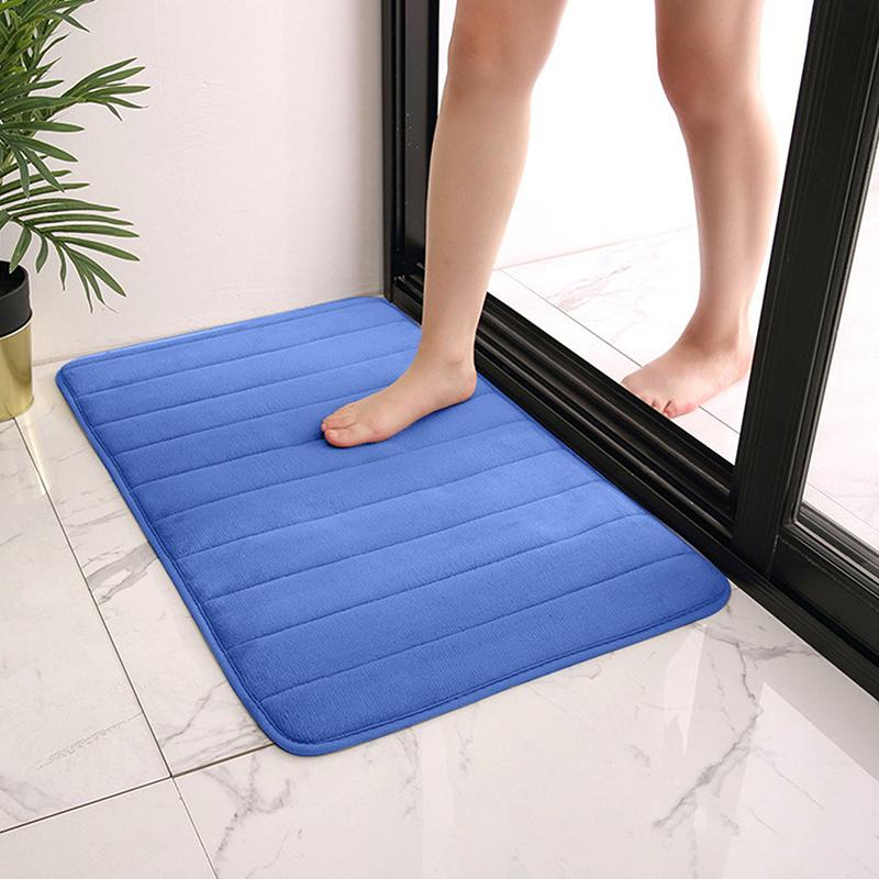 60X40Cm Bathroom Anti-Skid Mat Quick Water Absorption Mat Soft Bathroom Carpets Rugs Toilet Floor Mat Home Decor