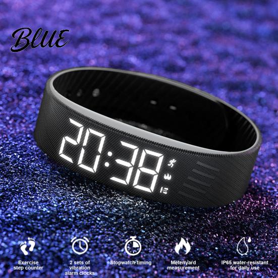 Student Silent Alarm Clock Bracelet Vibrating Reminder Watch Digital