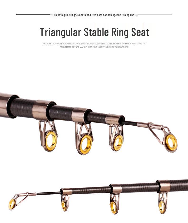 Portable Ultra-Light Ultra-Hard Mini Telescopic Sea Rod for Long-Casting Lure Fishing