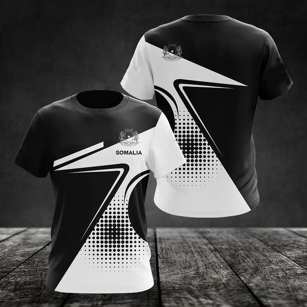 

Значок флага Сомали, сетчатая футболка с 3D принтом, футболка из полиэстера, топ, летняя футболка, мужские шорты с рукавами, спортивная одежда M красный