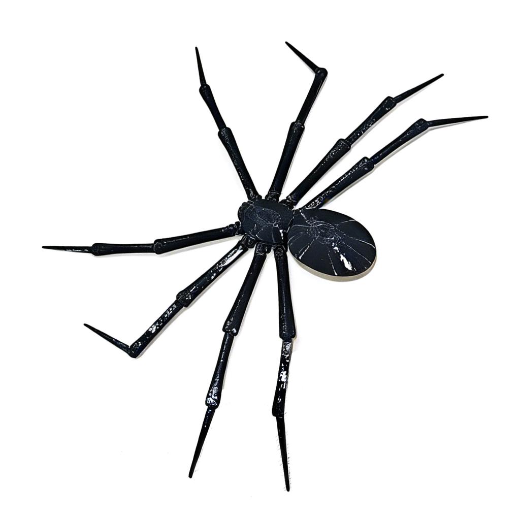 Flexible Plastic Realistic Spiders Fridge Magnet Ornament for Kitchen Refrigerators Bulletin Boards and Personalizations