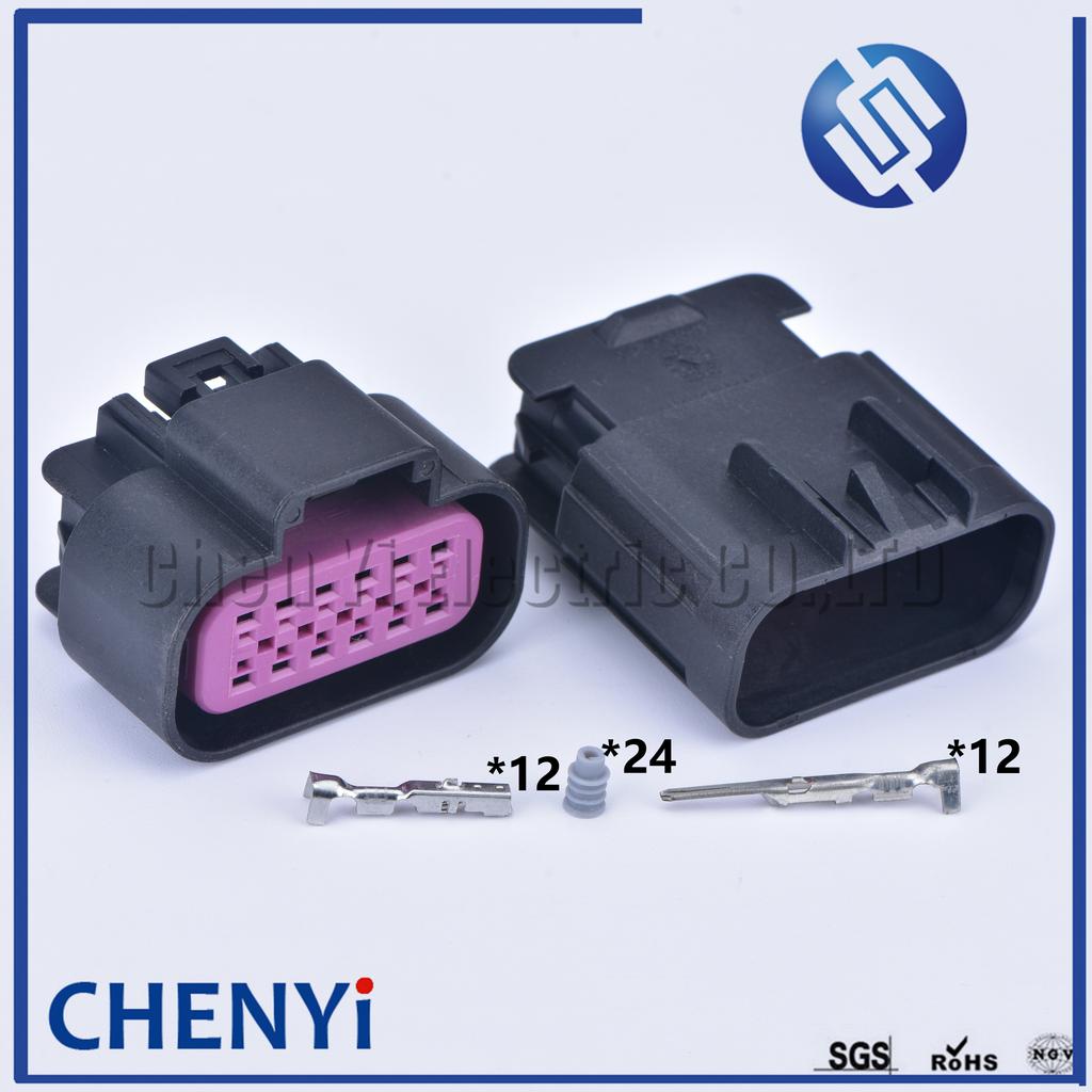 12 Pin 1.5 Gt Series Sealed Waterproof Auto Wire Socket Automotive Connector 15326849 15326854 13530777 for Buick MG 5