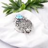 Natural Swiss Blue Topaz Gemstone 925 Stamped Silver Handmade Jewelry Pendant CP-22-11