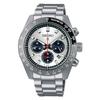 Seiko Watch PROSPEX SBDL095 Mens Wristwatch Made Japan Solar SPEEDTIMER Series Tachymeter Bezel Chronograph Date Calendar White Black Dial Stainless
