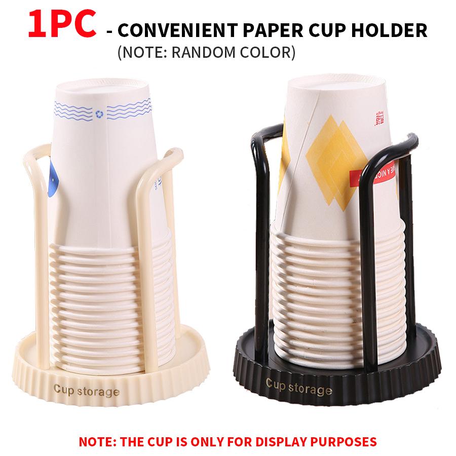 

Одноразовый диспенсер для бумажных стаканчиков, держатель для бумажных стаканчиков - подходит для гостиных, кухонь, офисов, спа-салонов, кафе, ресторанов и т. д.