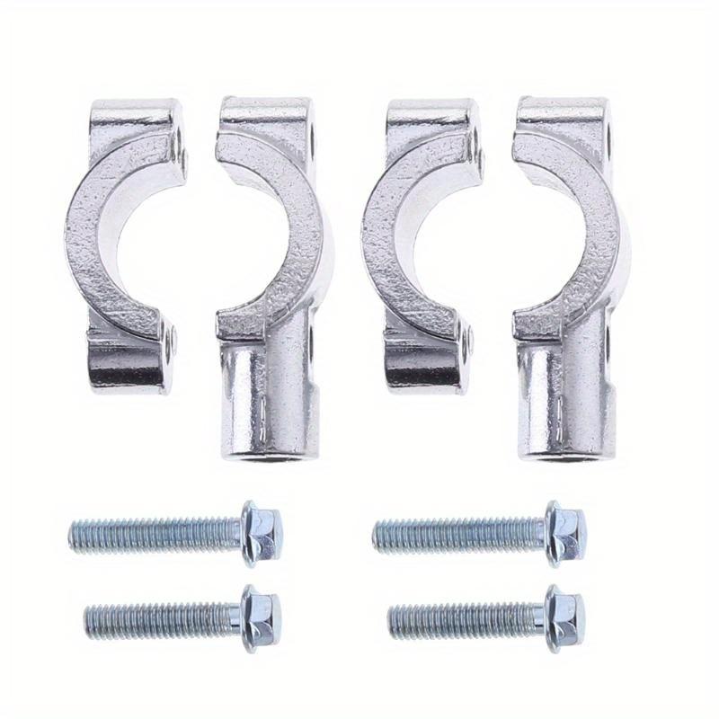 2Pcs/pack 22mm Motorcycle Handlebar Metal Rear View Motorcycle Mirror Mount Holder Accessories Motor Mirror Mount Clamp Bracket