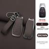 Suede Car Key Case Cover For Baic Beijing X7 Bj40 Senova D50 D70 X55 X65 Eu5 Eu7 Car Key Protector Keychain Accessories