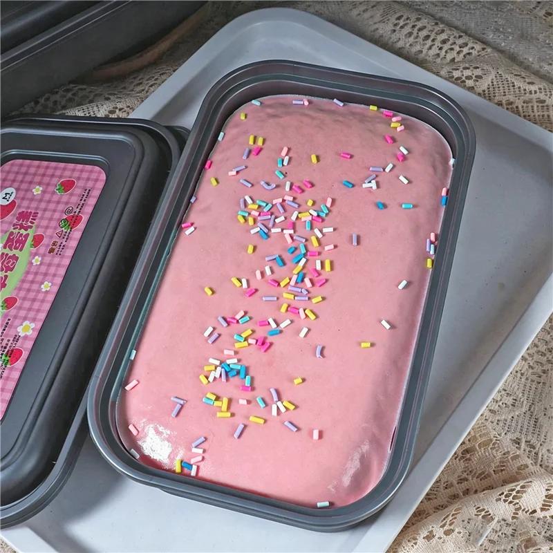 Giant Container Cake Squishies Fragrant Slow Rebound Bread Squeeze Relief Sensory Toy Decompression Anti-stress Healing Toy Gift
