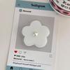 Korean Style Pearl Flower Phone Airbag Holder - Retractable Desktop Phone Stand