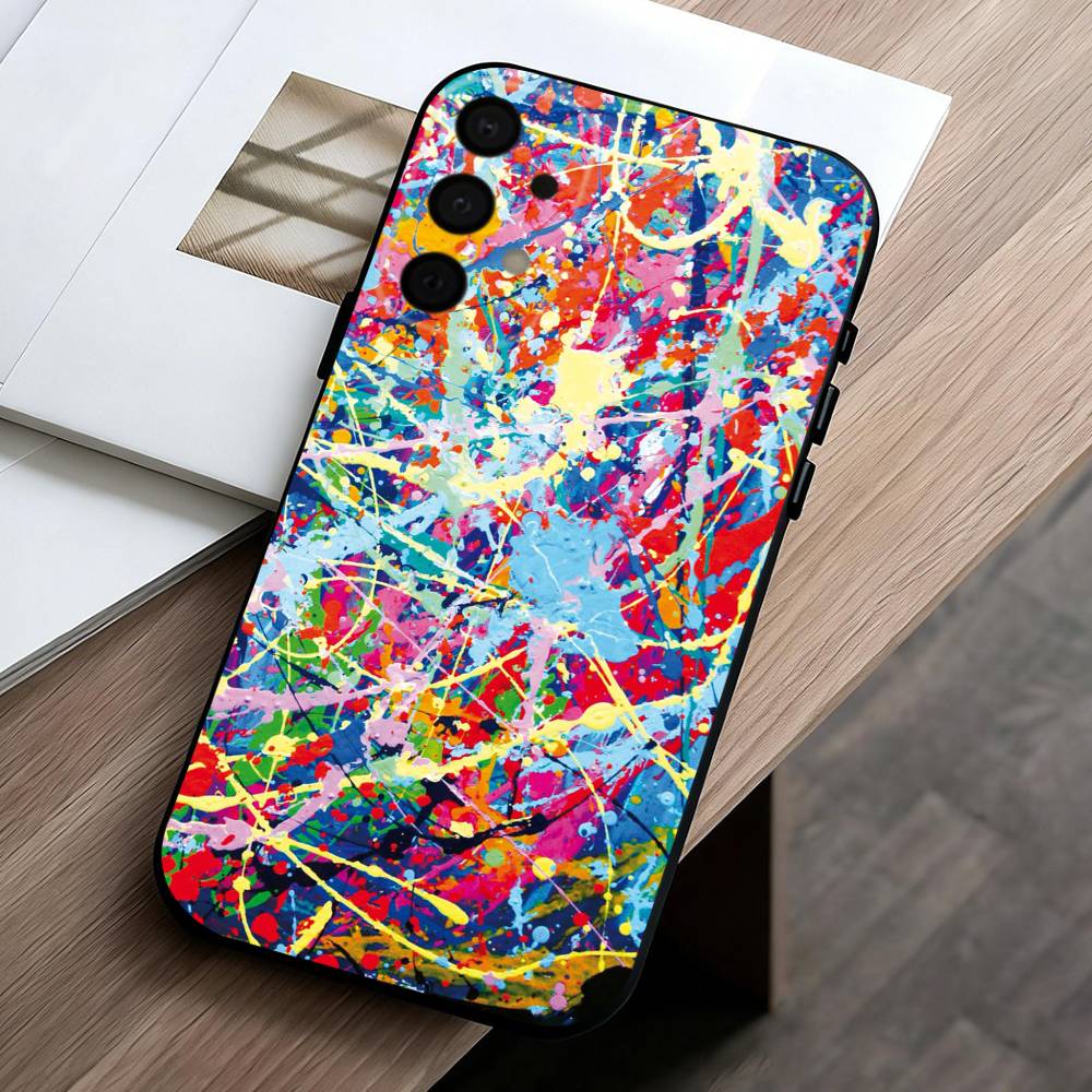 Cool C-Colorful G-Graffiti  phone Case For Samsung Galaxy A73,A72,A71,A70,A53,A52,A51,Others Soft Black Shell