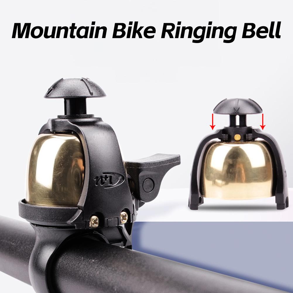 1Pc Bicycle Bell Copper Loud Horn Cycling Handlebar 360 Rotation Adjustment Alarm Bike Bell MTB Road Bike Bell Bicycle Parts
