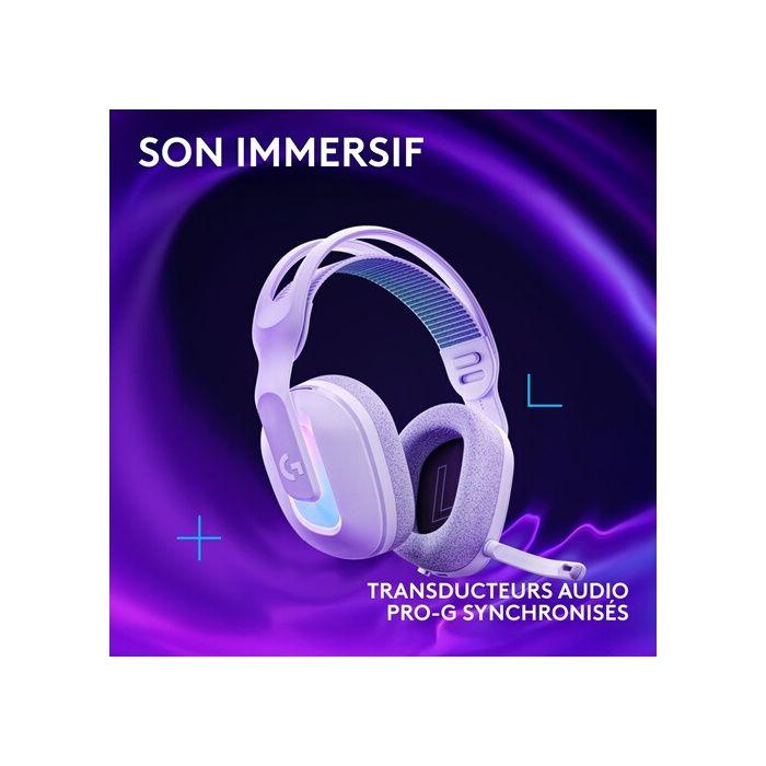 Casque PC Logitech G522 LIGHTSPEED Gaming Sans Fil - Blanc
