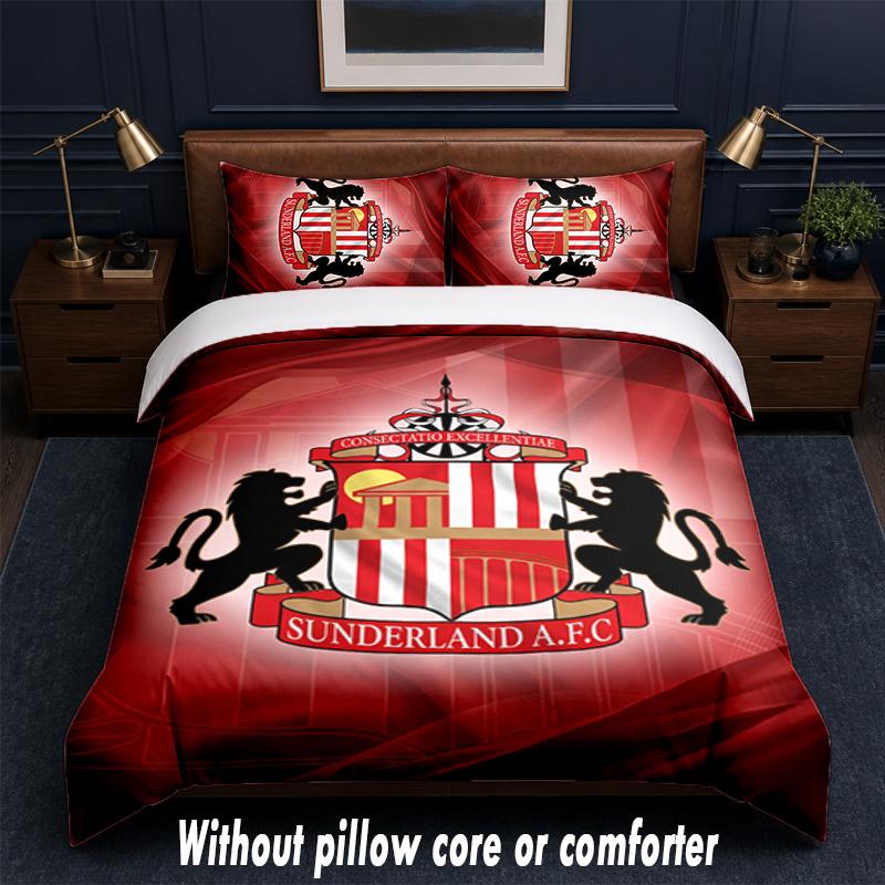 Set Biancheria da Letto Sunderland Design 1 Copripiumino + 2 Federe Morbido Traspirante Biancheria da Letto per la Casa