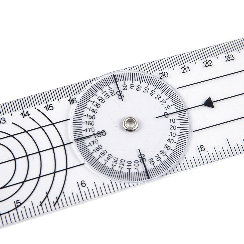 0-140Mm 360 Degree Goniometer Angle Medical Spinal Angle Ruler Angle Finder Tool