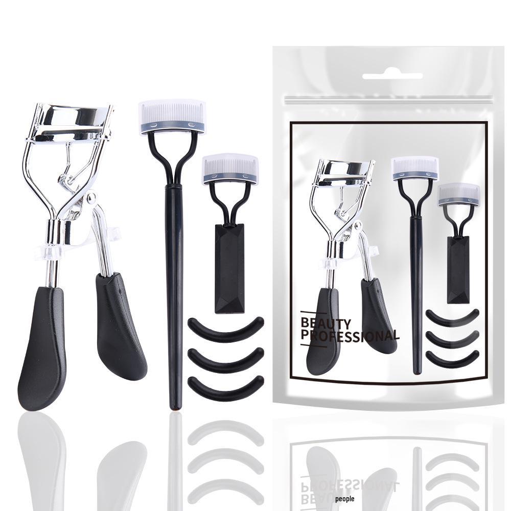 

Stainless Steel Eyelash Curler with Comb - Natural Curling Tool for Beginners
