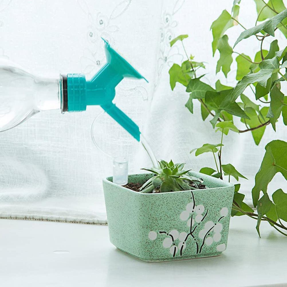 Dual Head Bottle Watering Spout Plastic Bottle Converter for Watering Plants or Flowers