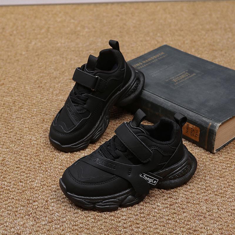 Boys and girls shoes 2025 autumn and winter new velvet children's dad shoes boys shoes two cotton shoes sports shoes