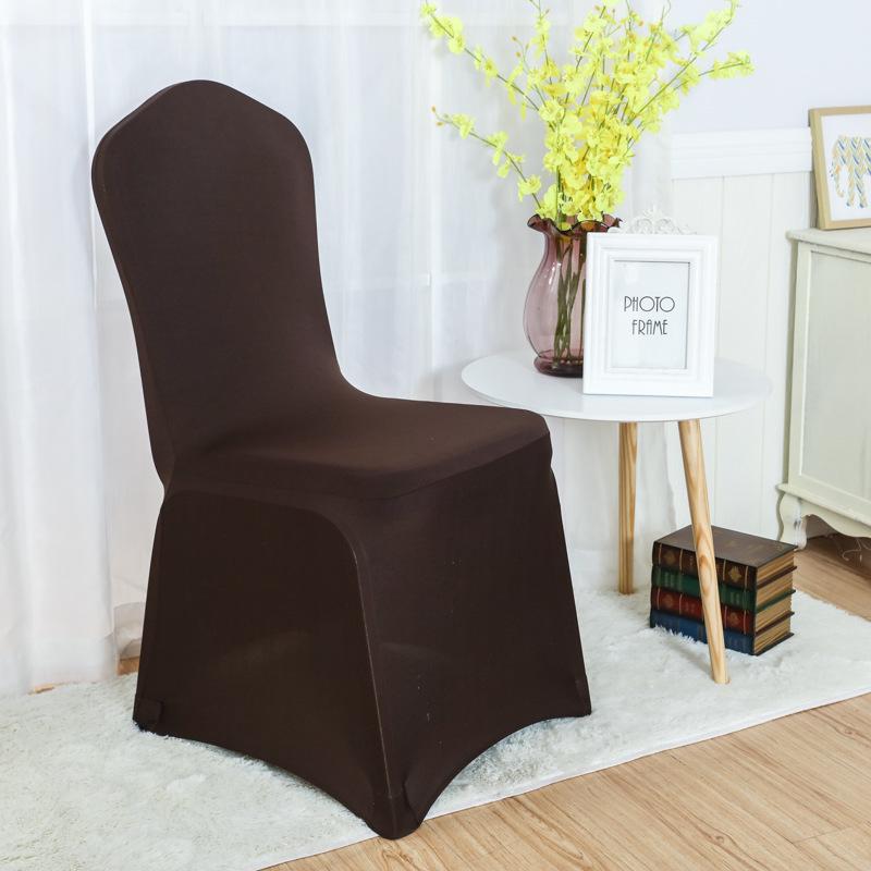 Einfarbiger Stretch-Stuhlbezug für Hochzeiten & Bankette zum Jahresende