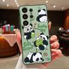 Magnetic For Magsafe Case For Samsung Galaxy S26 Ultra S25 Edge S24 Plus S23 FE S22 A17 A54 A55 A56 A57 5G Lovely Baby Panda Pattern Cover