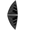 Pair Car Rear Window Shutter Cover Trim for Tesla Model Y 2019-2026  Window Shutter Cover Trim Side Triangle Louver Vent Trim